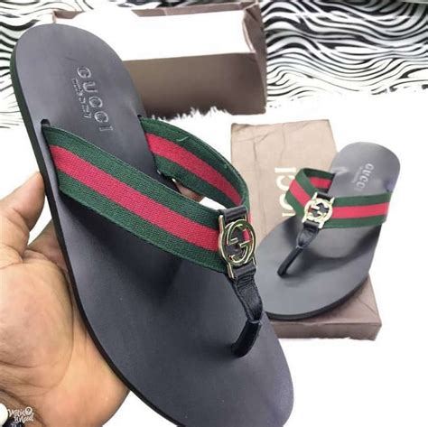 gucci palm slippers design|gucci slippers for men.